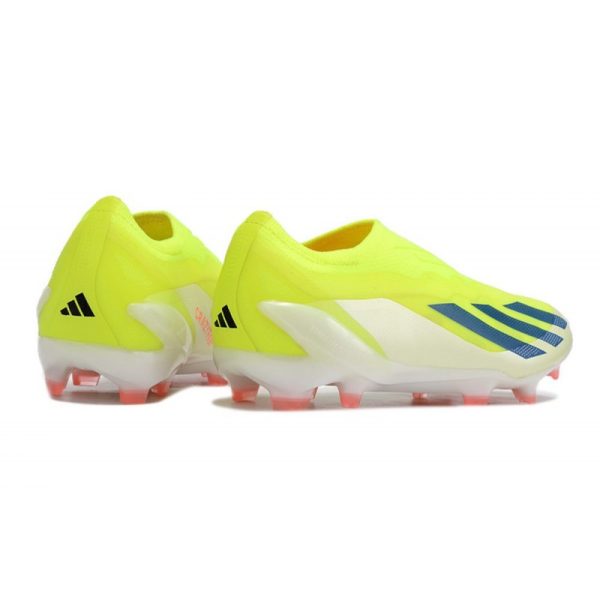 adidas X Crazyfast .1 Laceless FG Jaune Solaire Equipe Noir Blanc