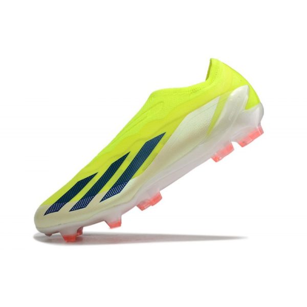 adidas X Crazyfast .1 Laceless FG Jaune Solaire Equipe Noir Blanc