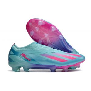 adidas X Crazyfast .1 Laceless FG Messi X Miami Turquoise Rose