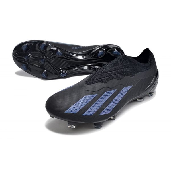 adidas X Crazyfast .1 Laceless FG Nightstrike - Noir