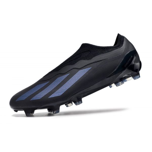 adidas X Crazyfast .1 Laceless FG Nightstrike - Noir