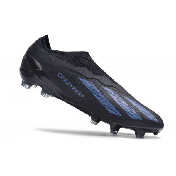 adidas X Crazyfast .1 Laceless FG Nightstrike - Noir