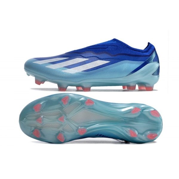 adidas X Crazyfast .1 Laceless FG Royal Vif Blanc Rouge Solaire