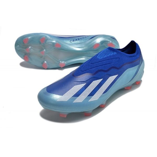 adidas X Crazyfast .1 Laceless FG Royal Vif Blanc Rouge Solaire