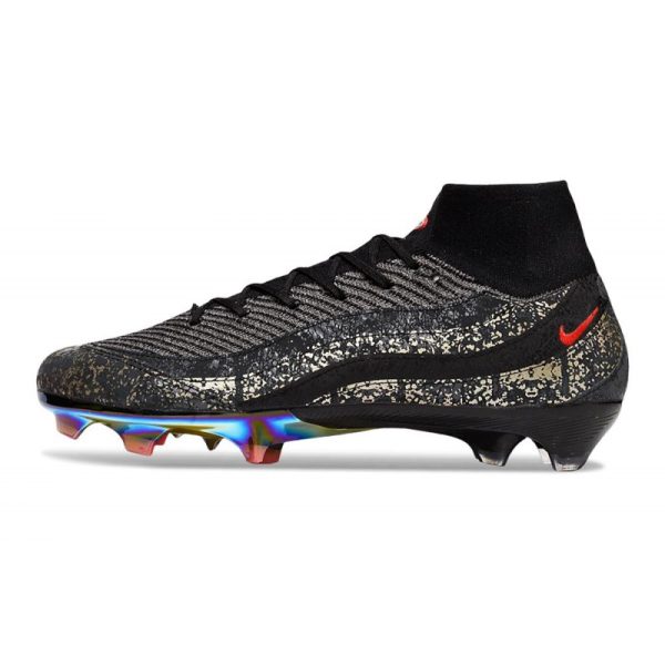 Chaussures Nike Mercurial Superfly 10 Elite FG AM95 Noir