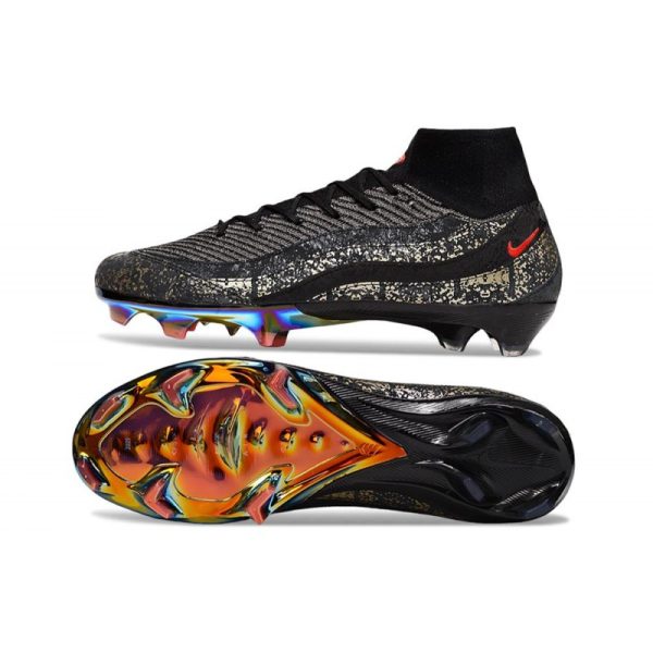 Chaussures Nike Mercurial Superfly 10 Elite FG AM95 Noir