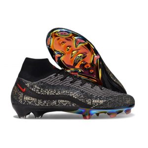 Chaussures Nike Mercurial Superfly 10 Elite FG AM95 Noir
