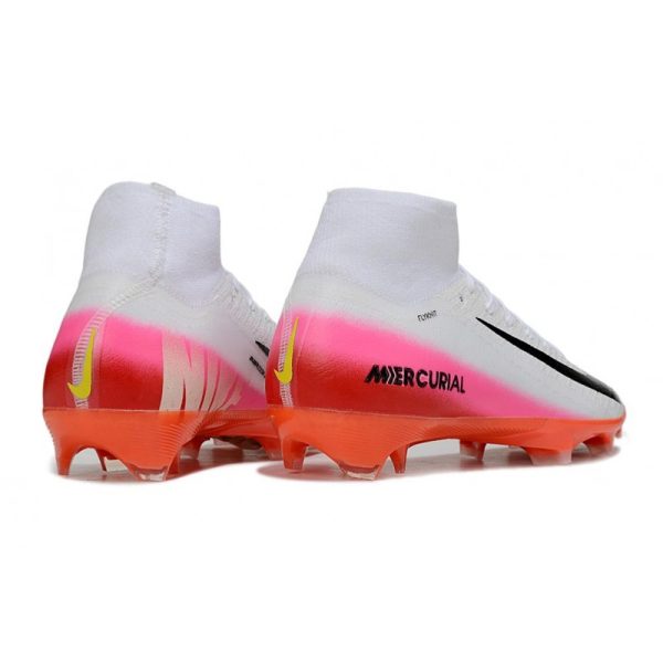 Chaussures Nike Mercurial Superfly 10 Elite FG Blanc Rouge Noir