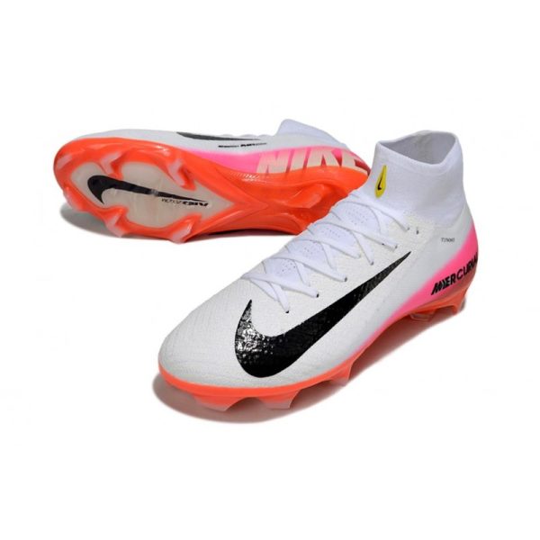 Chaussures Nike Mercurial Superfly 10 Elite FG Blanc Rouge Noir