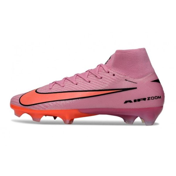 Chaussures Nike Mercurial Superfly 10 Elite FG Rose Orange