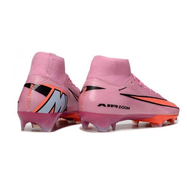 Chaussures Nike Mercurial Superfly 10 Elite FG Rose Orange
