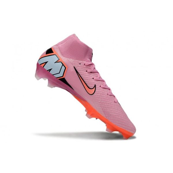 Chaussures Nike Mercurial Superfly 10 Elite FG Rose Orange