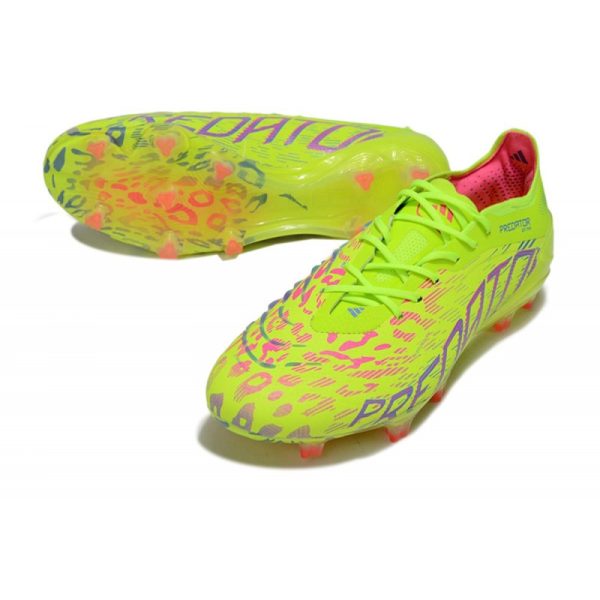 Crampon adidas Predator Elite FG Jaune Rose