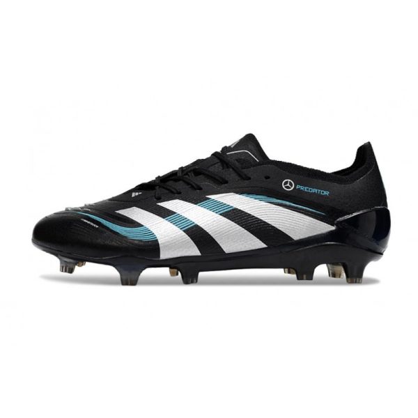 Crampon adidas Predator Elite FG Noir Blanc Bleu