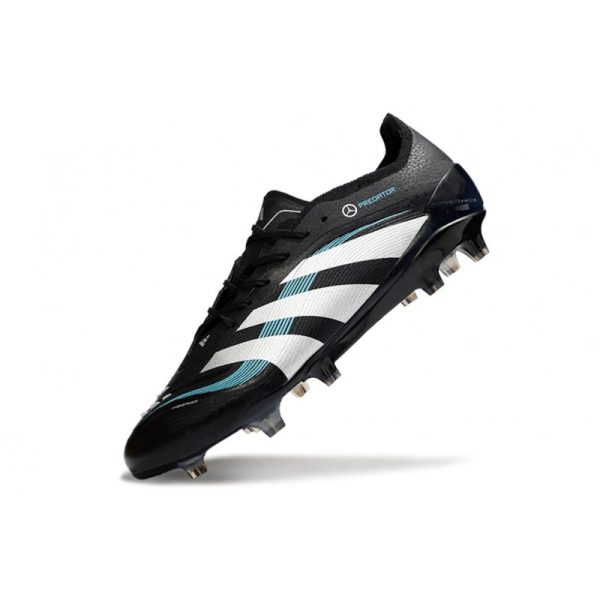 Crampon adidas Predator Elite FG Noir Blanc Bleu