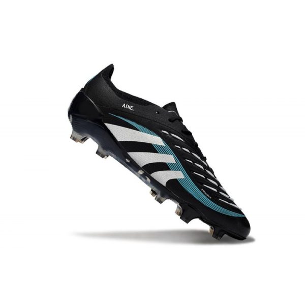 Crampon adidas Predator Elite FG Noir Blanc Bleu