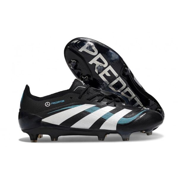 Crampon adidas Predator Elite FG Noir Blanc Bleu