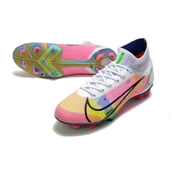 Nike Mercurial Superfly 8 Elite FG Chaussure Blanc Multicolore