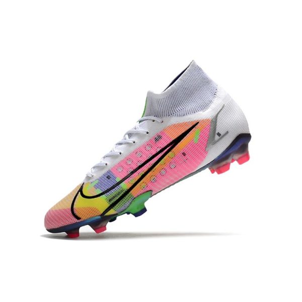 Nike Mercurial Superfly 8 Elite FG Chaussure Blanc Multicolore