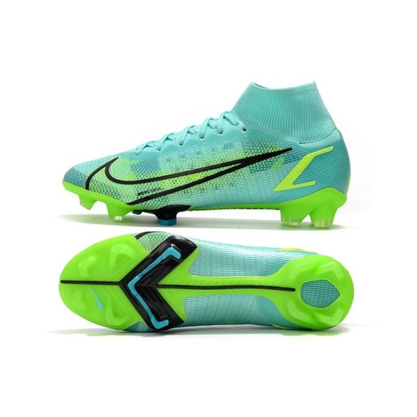 Nike Mercurial Superfly 8 Elite FG Chaussure Impulse - Turquoise Vert