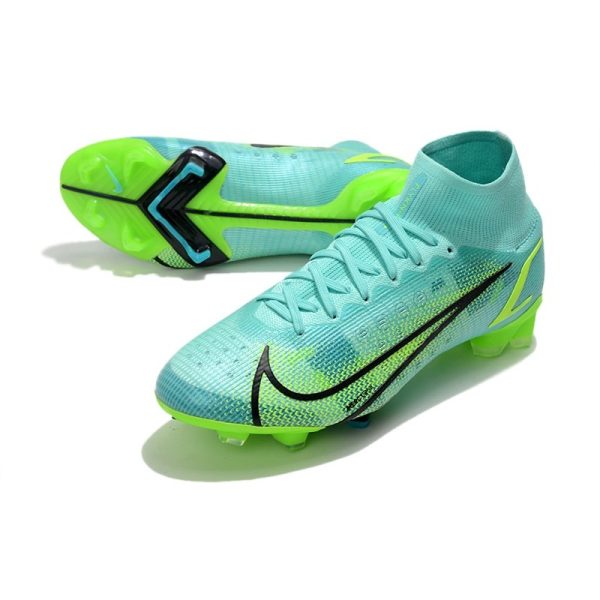Nike Mercurial Superfly 8 Elite FG Chaussure Impulse - Turquoise Vert