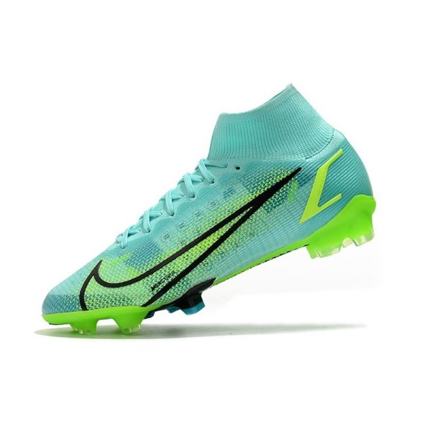 Nike Mercurial Superfly 8 Elite FG Chaussure Impulse - Turquoise Vert