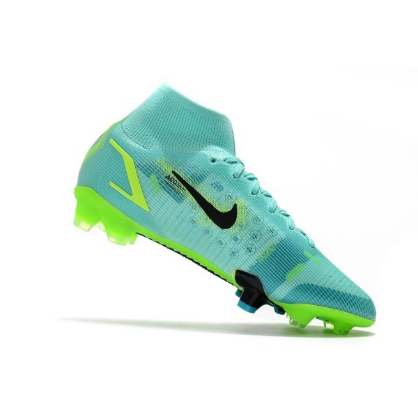 Nike Mercurial Superfly 8 Elite FG Chaussure Impulse - Turquoise Vert