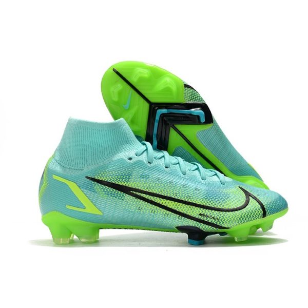 Nike Mercurial Superfly 8 Elite FG Chaussure Impulse - Turquoise Vert