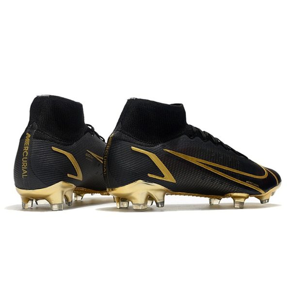 Nike Mercurial Superfly 8 Elite FG Chaussure Noir Or