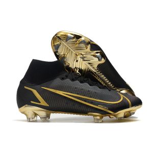 Nike Mercurial Superfly 8 Elite FG Chaussure Noir Or
