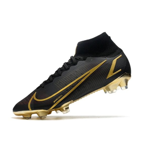 Nike Mercurial Superfly 8 Elite FG Chaussure Noir Or