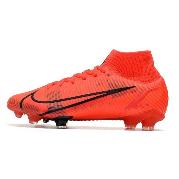 Nike Mercurial Superfly 8 Elite FG Chaussure Rouge Noir