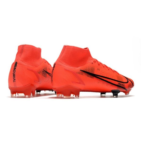 Nike Mercurial Superfly 8 Elite FG Chaussure Rouge Noir