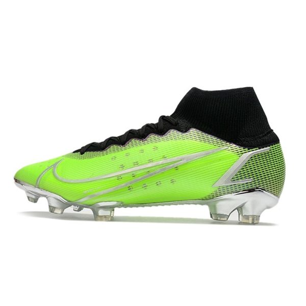 Nike Mercurial Superfly 8 Elite FG Chaussure Vert Argent
