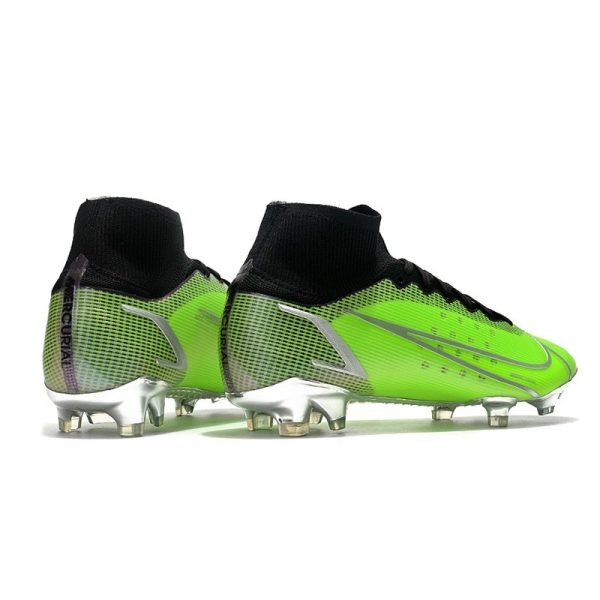 Nike Mercurial Superfly 8 Elite FG Chaussure Vert Argent
