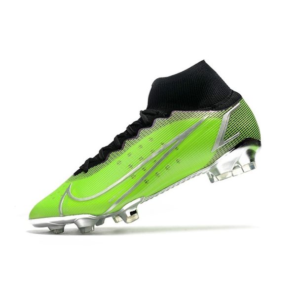 Nike Mercurial Superfly 8 Elite FG Chaussure Vert Argent