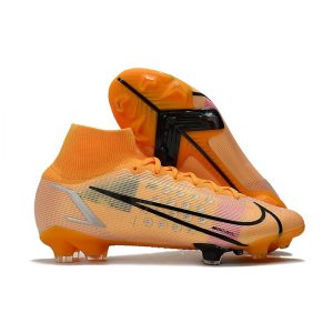 Nike Mercurial Superfly 8 Elite FG Homme Orange Noir
