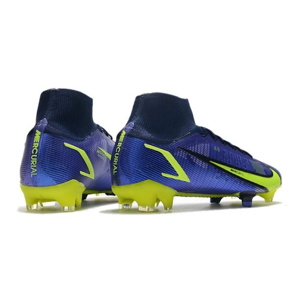 Nike Mercurial Superfly 8 Elite FG Homme Sapphire Volt Bleu
