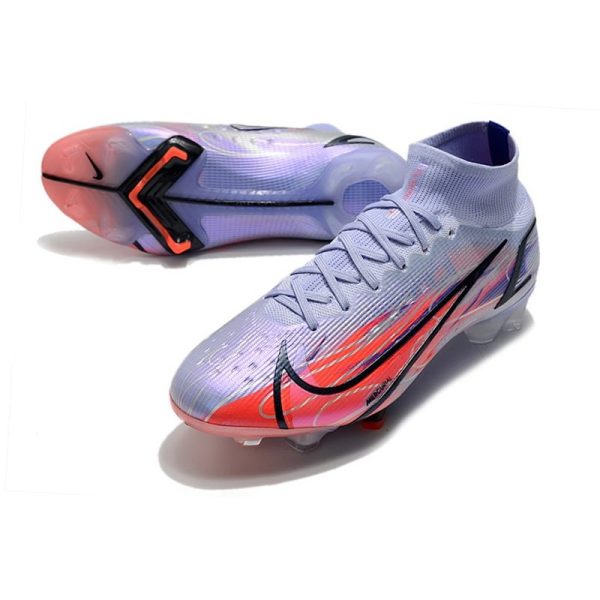 Nike Mercurial Superfly 8 Elite FG Mbappé Chardon Clair Argent Métallique