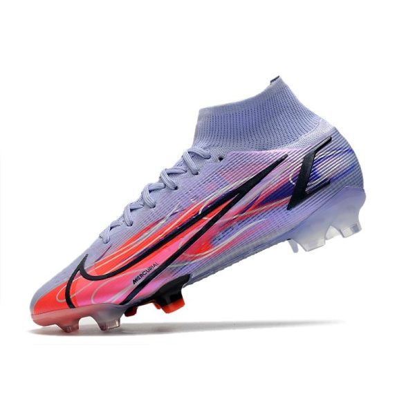 Nike Mercurial Superfly 8 Elite FG Mbappé Chardon Clair Argent Métallique
