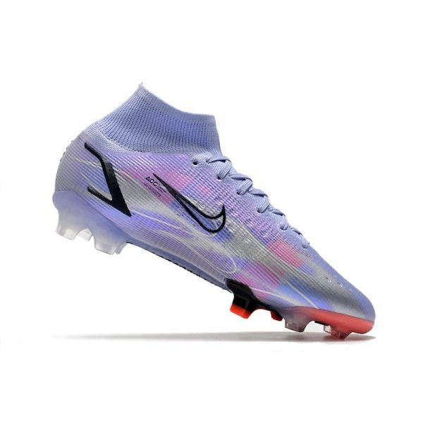 Nike Mercurial Superfly 8 Elite FG Mbappé Chardon Clair Argent Métallique