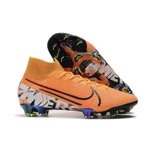 Crampons de football Nike Mercurial Superfly VII Elite 360 FG Orange Noir