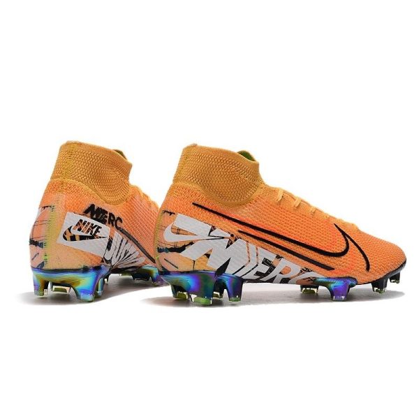 Crampons de football Nike Mercurial Superfly VII Elite 360 FG Orange Noir