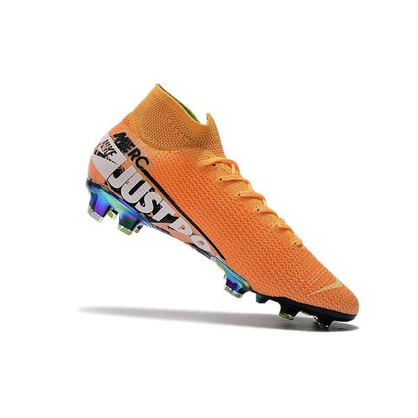 Crampons de football Nike Mercurial Superfly VII Elite 360 FG Orange Noir