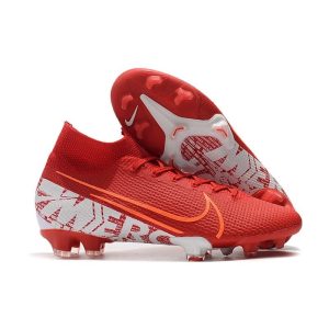Chaussures de foot Nike Mercurial Superfly VII Elite 360 FG Rouge Blanc