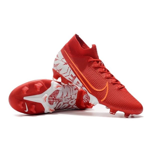 Nike Mercurial Superfly VII Elite 360 FG Rouge Blanc