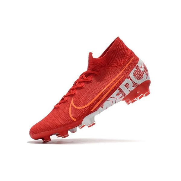 Nike Mercurial Superfly VII Elite 360 FG Rouge Blanc
