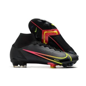 Nike Mercurial Superfly VIII Elite FG Crampon Black x Prism - Noir Cyber
