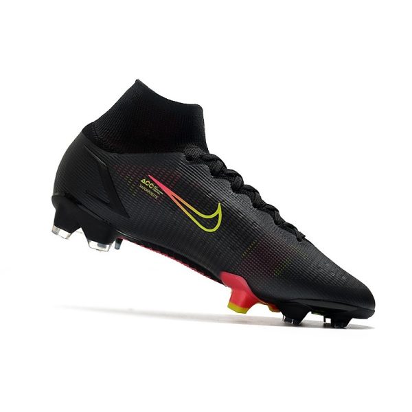 Nike Mercurial Superfly VIII Elite FG Crampon Black x Prism - Noir Cyber