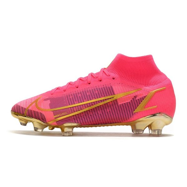 Nike Mercurial Superfly VIII Elite FG Crampon Rouge Oro